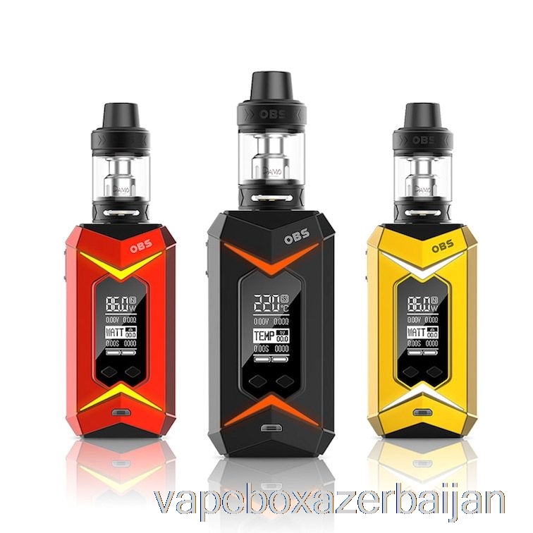 Vape Baku OBS BAT 218W & DAMO Starter Kit Black Mod / Black Tank